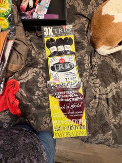 Black 'n Gold 3X Trio Pre-Stretched Braiding Hair T1B/M