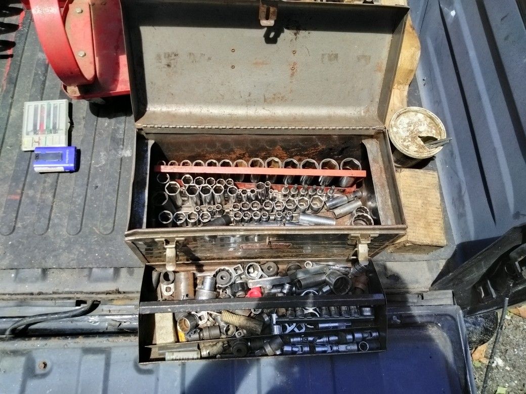 Assorted Tools And Toolbox