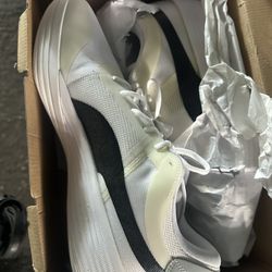 White And Black Puma Shoes 