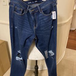 NWT Woman’s Old Navy Power Slim Straight Size 10 Long