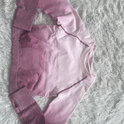 crop top long sleeve size small