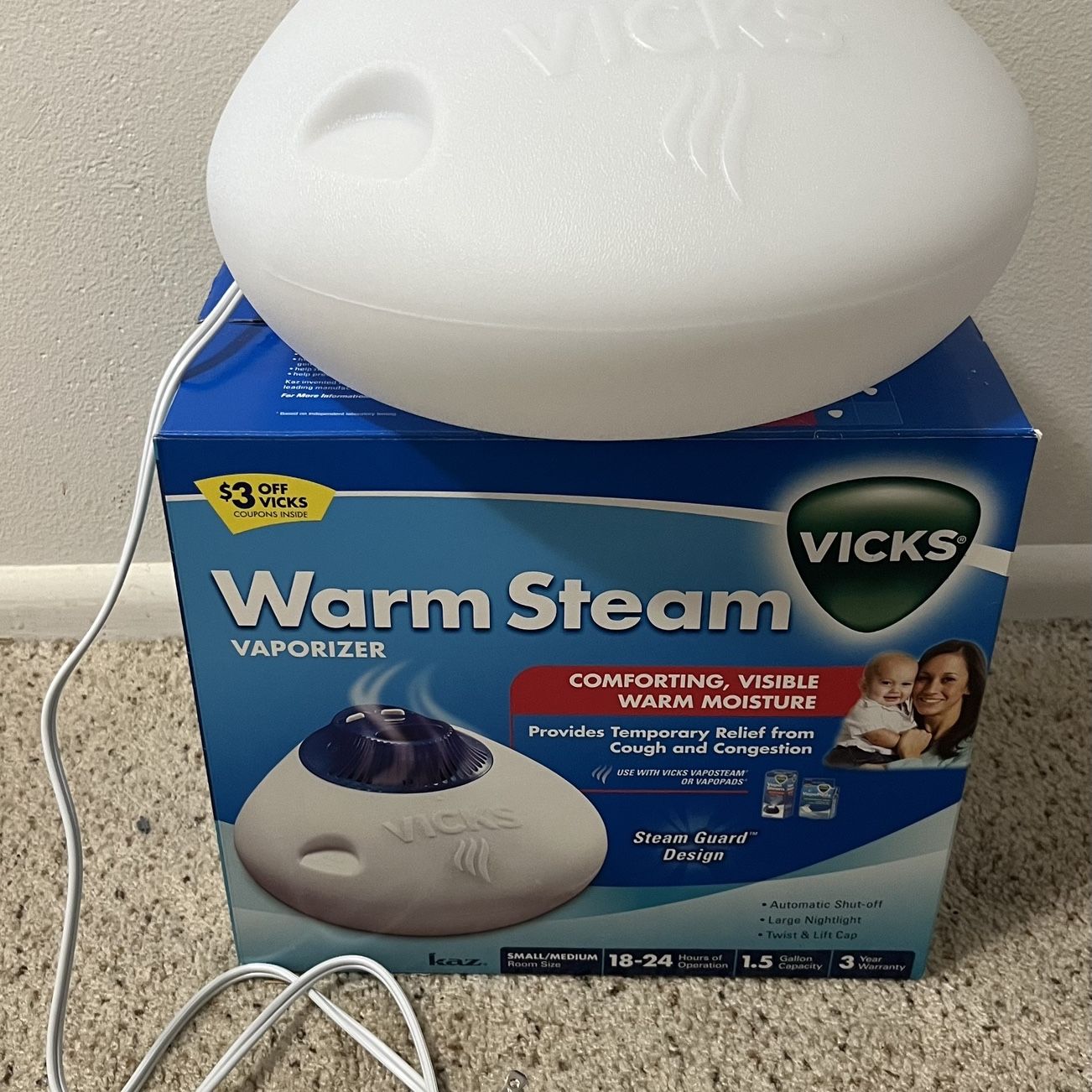 Kaz Vicks Hot Steam Humidifier