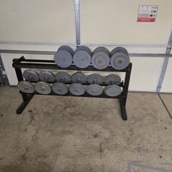 Dumbbells With Rack
