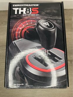 Thrustmaster TH8S Wired Shifter Clamp Mount Black/Red PS5 PS4 Xbox One PC New