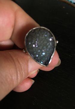 Beautifull Blue Shining Ring 925 Silver