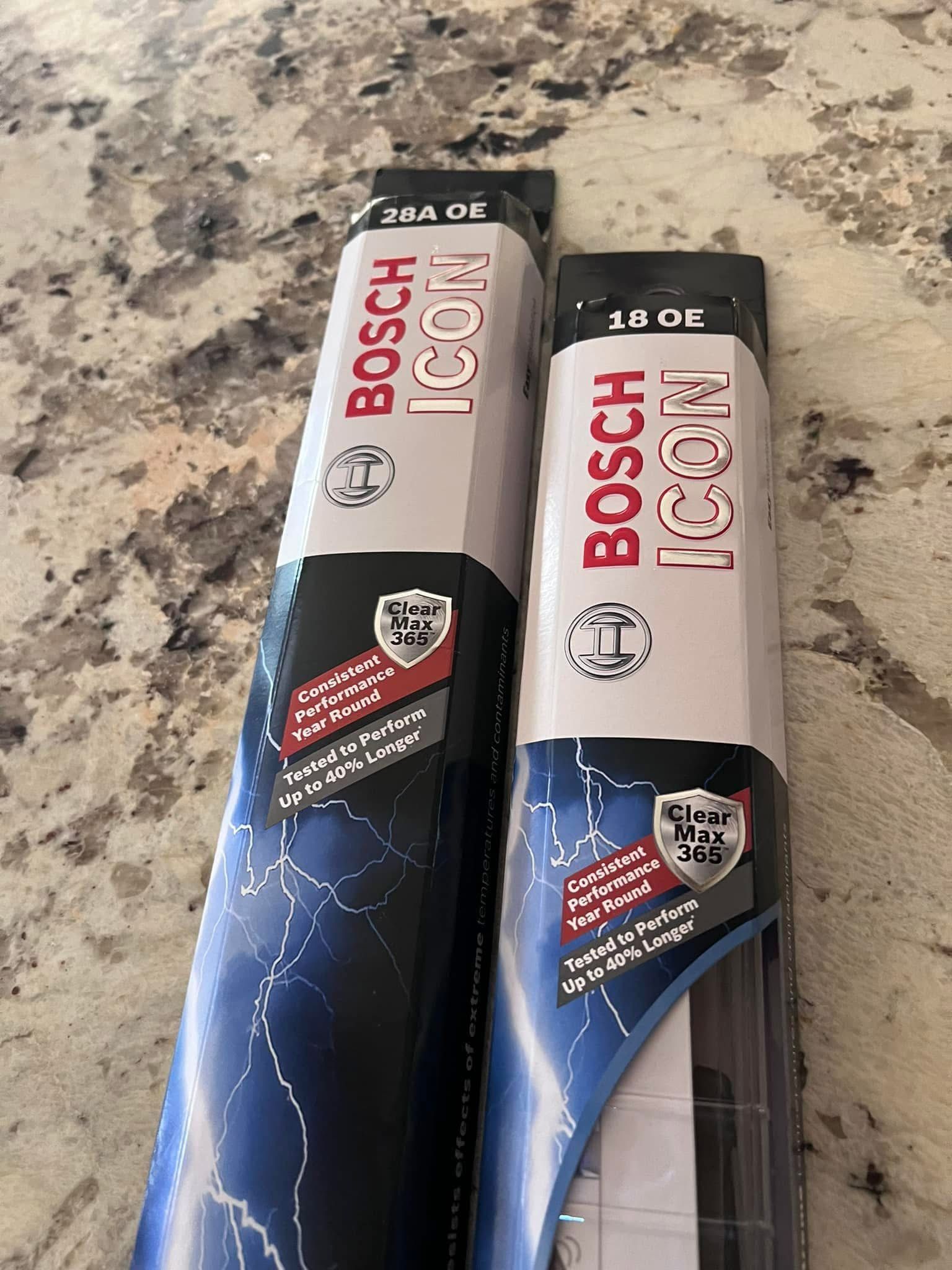 NEW Bosch windshield wipers