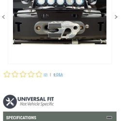 Cascadia 4x4 Lite Mount Fairlead Light Mount Bracket - CHF106