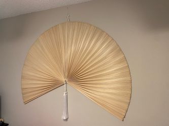 Bamboo Fan Wall Decor