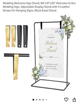 Welcome Sign Stand