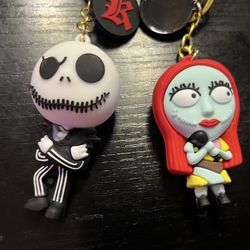 Jack And Sally Keychains
