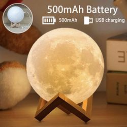 Moon Lamp 2023 Upgrade with Timing- Lamp for Bedroom Moon Night Light for Adults Kids Baby- Gifts for Girls Boys Women Men- Remote & Touch Control Woo