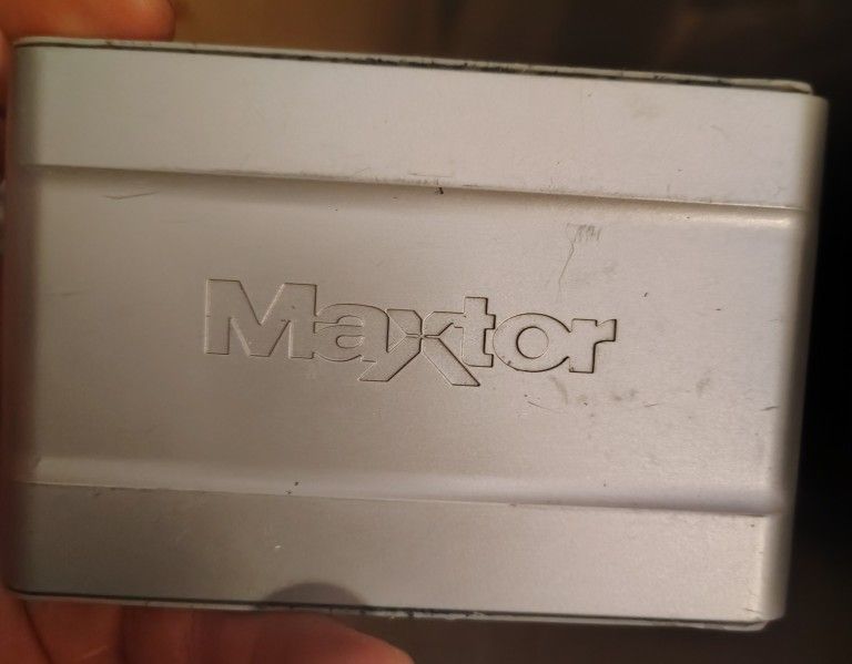 Maxtor USB Portable 2.O External Hard Drive For PC/ Mac