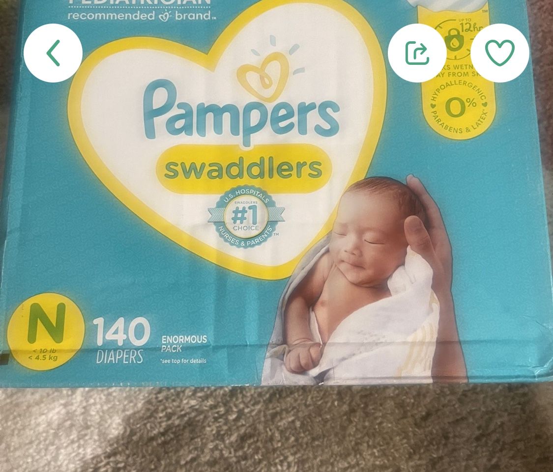 Newborn Baby Pampers 