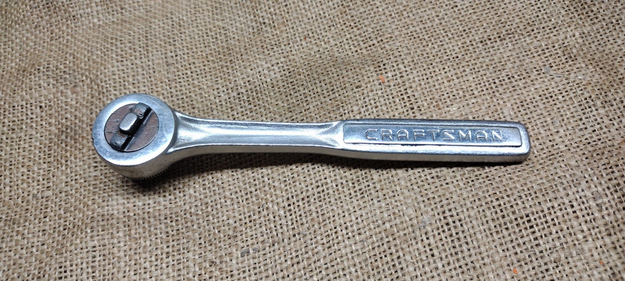 Vintage Craftsman No. 43788 Thumb Wheel Quick Release 3/8" Drive Ratchet