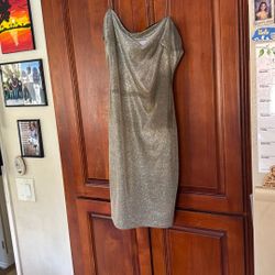 Short Gold Party Dress