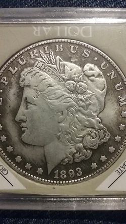 Morgan Silver Dollar 1893 S