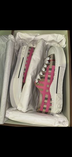 Burberry Check Platform Sneakers – Size 8 – Brand New with Box