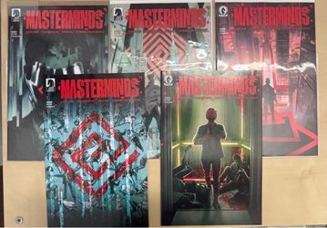 Dark horse comics masterminds 1 2 3 4 5 complete variant Kaplan Thompson Rocha