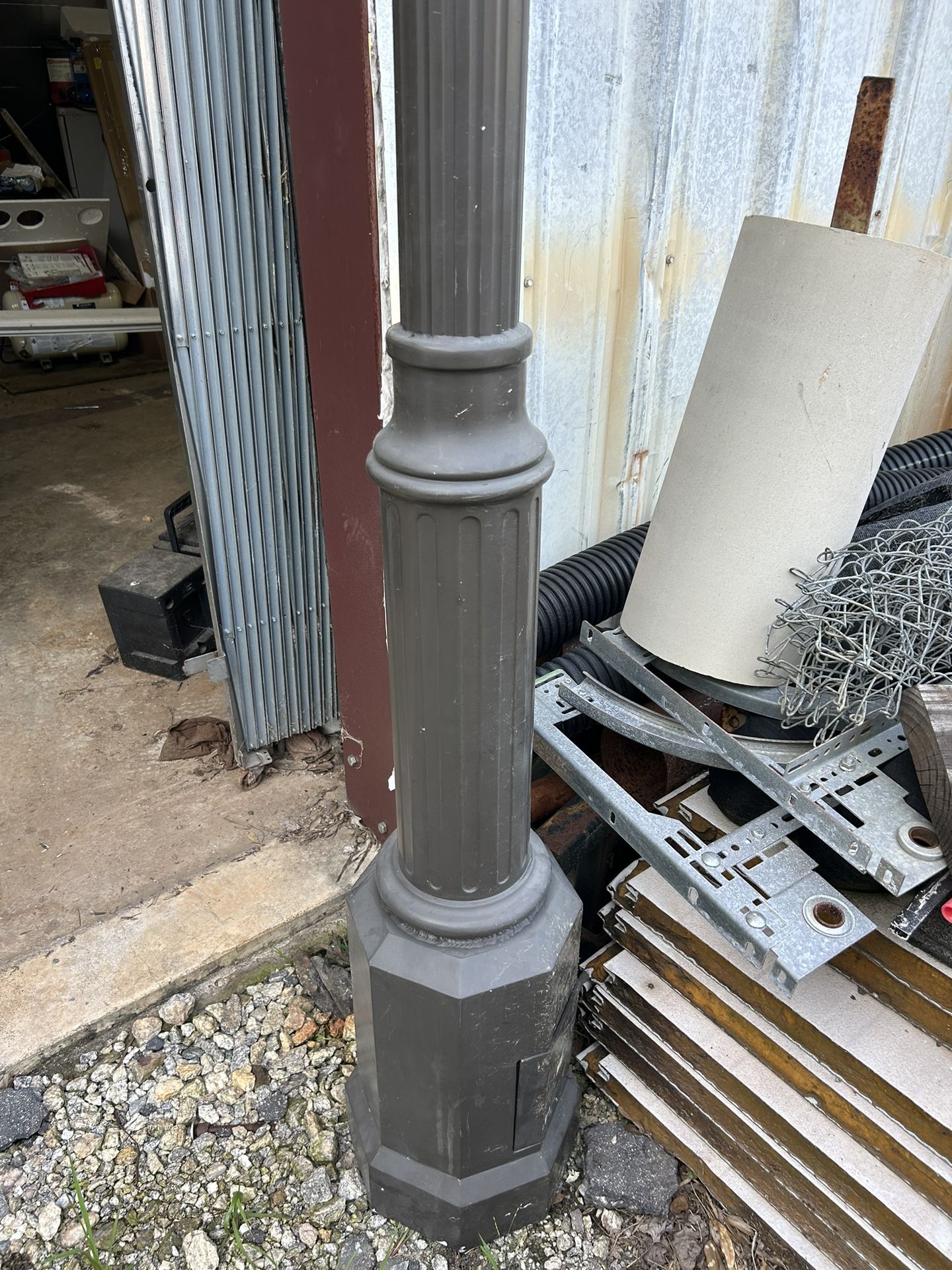 12 Foot Aluminum Light Pole