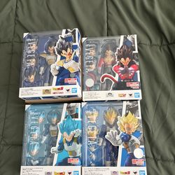 Sh figurarts dragon ball z vegeta lot selling all 4 only!