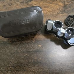 NIKON NIPPON KOGAKU TOKYO VINTAGE J-B7 7X15 8 BINOCULARS With CASE Tested Japan