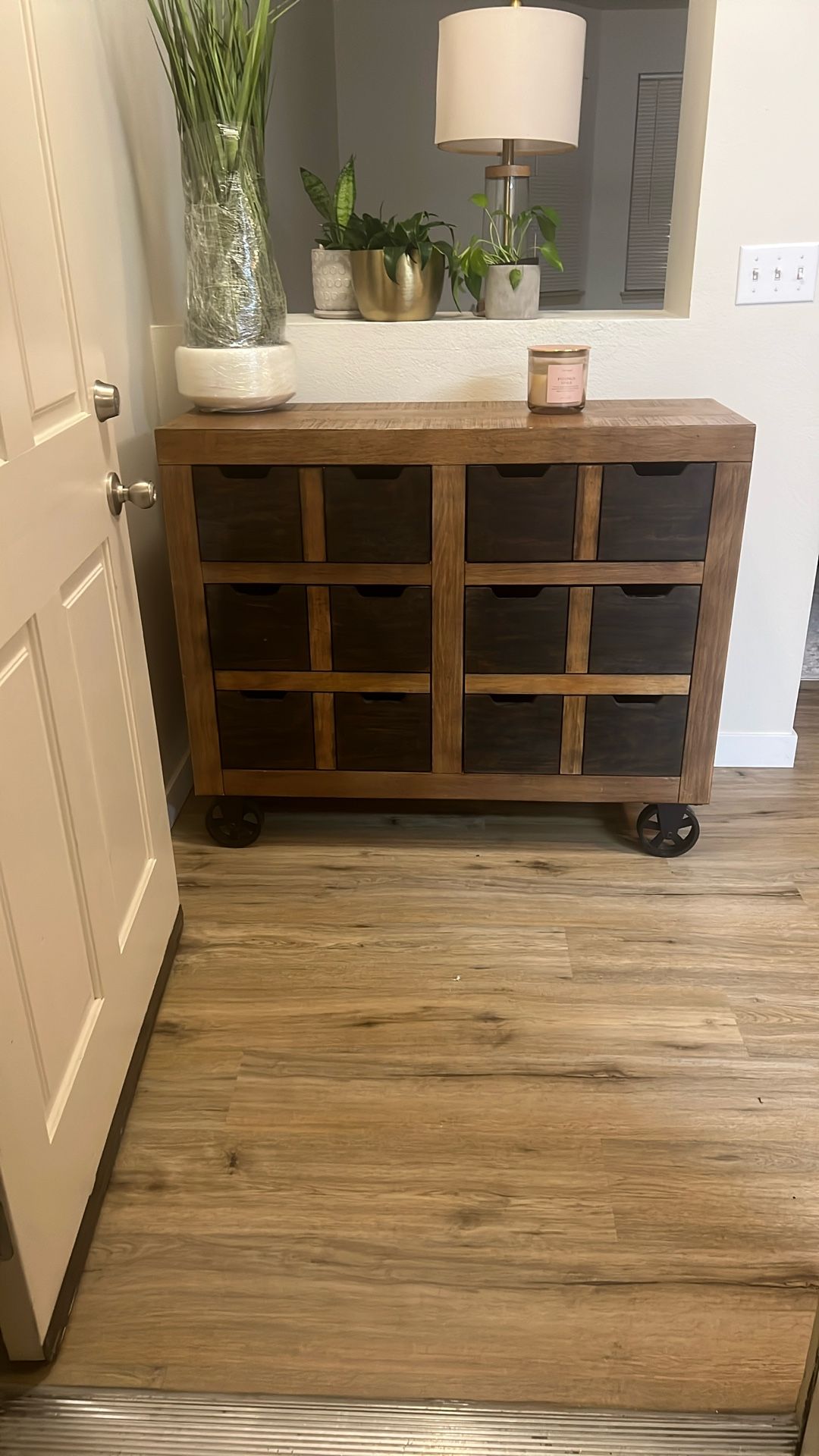 Wood Storage Cabinet