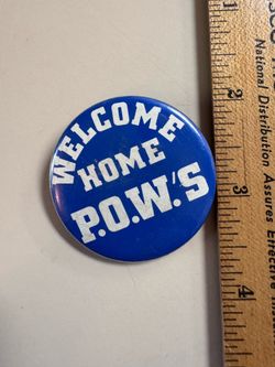 1970s POW button