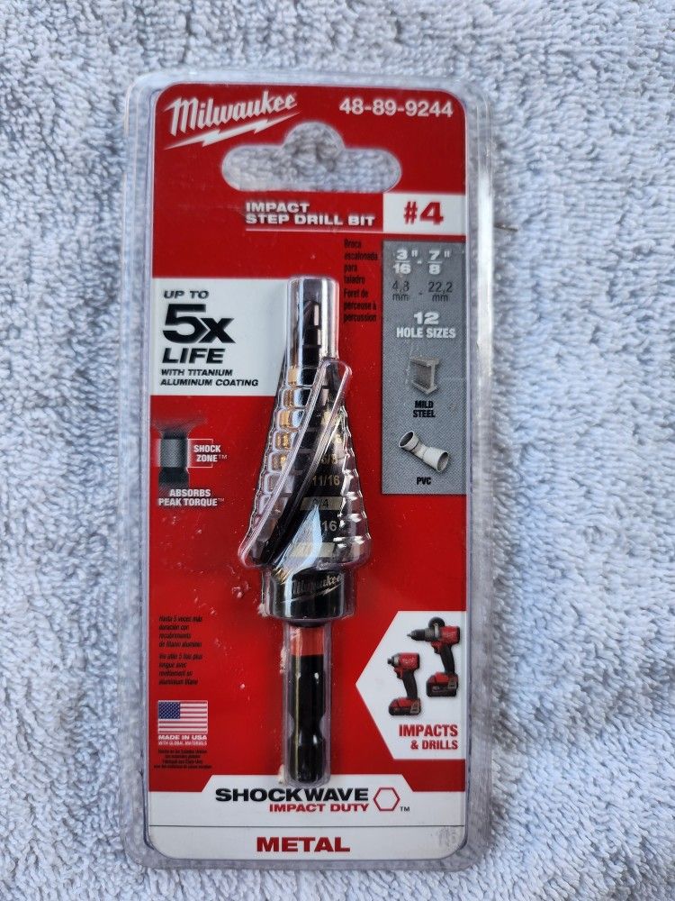 Milwaukee Impact Step Drill Bit