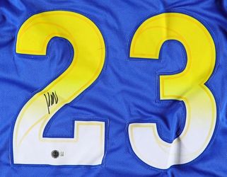 Kyren Williams Signed  And Authenticated Jersey.