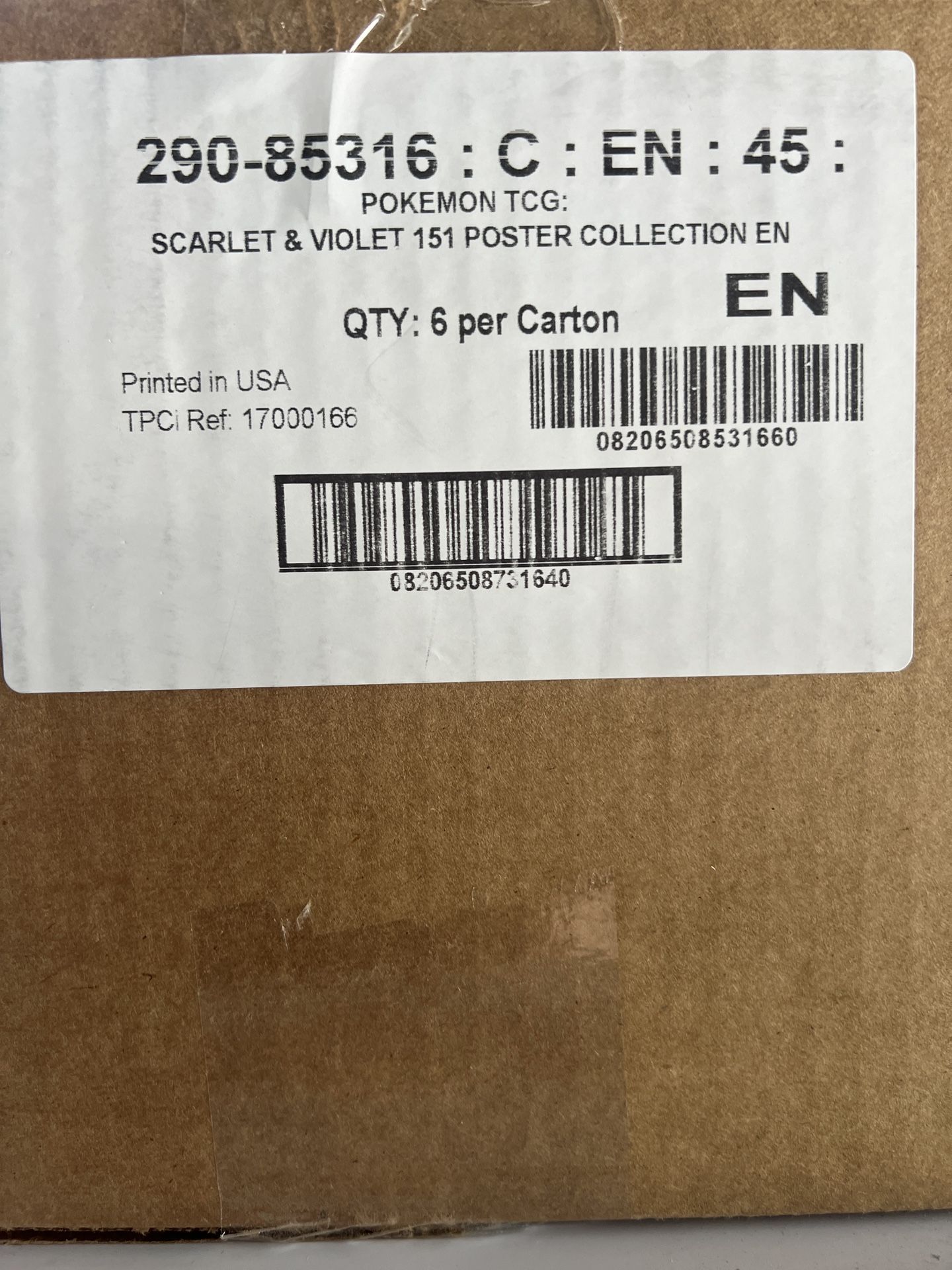 Pokemon 151 Poster Collection Sealed Case