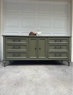 Olive Green Dresser