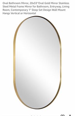 Mirror oval