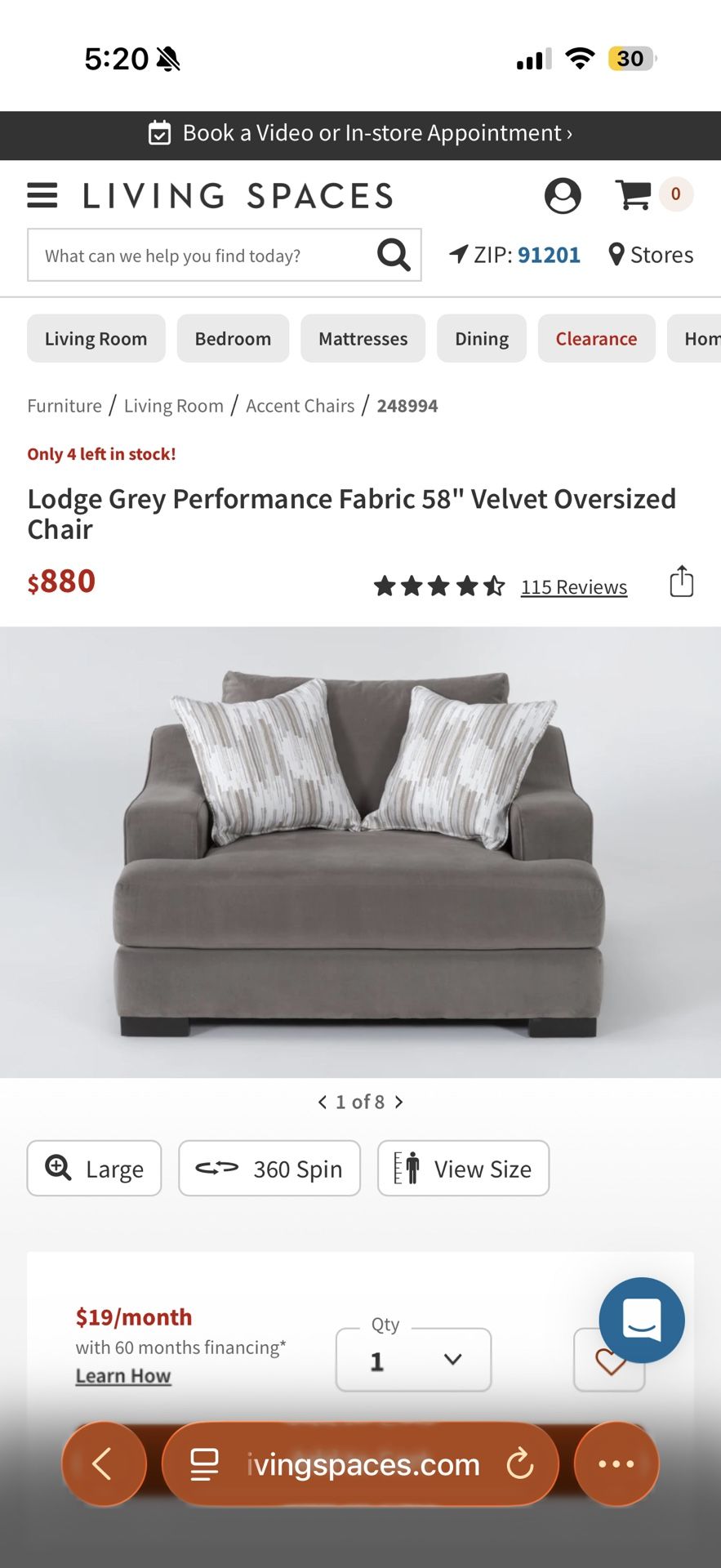 Oversized Sofa Chair
