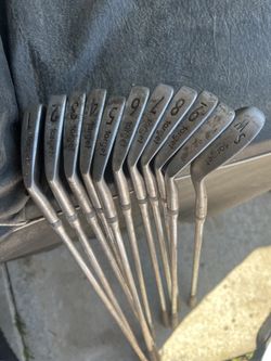 SET OF BOB TOSKI TARGET GOLF CLUBS