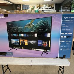 SAMSUNG 65 INCH UHD UN65DU7200 AIR PLAY BLUETOOTH W/WARRANTY - PAYMENT OPTIONS