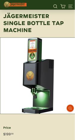 JÄGERMEISTER SINGLE BOTTLE TAP MACHINE