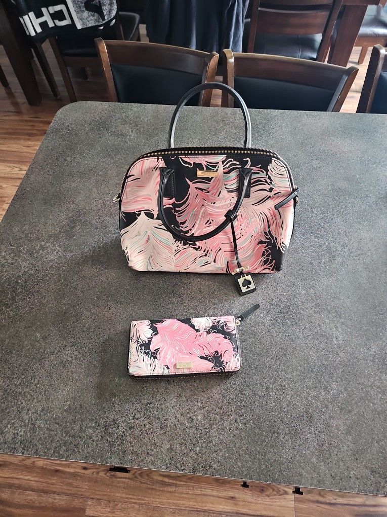 Kate Spade Brightwater Drive Purse And Clutch