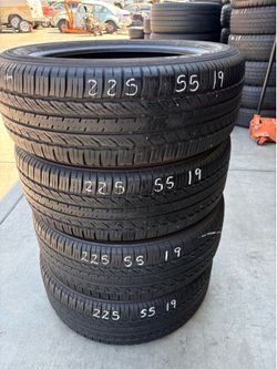 225/55r19 All 4 Toyo Tires In Great Shape
