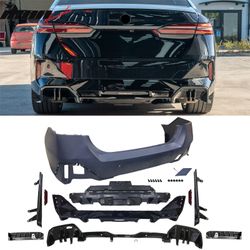 Fits 2024-2026 BMW G60 5-Series Sedan & i5 MP Style Rear Bumper Conversion Kit PP
