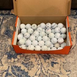Golf Balls (about 75 Balls) : Callaway, Wilson, Bridgestone, Vice, Srixon, Taylormade, Kirkland, Maxfli, and more
