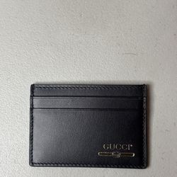 Gucci Black Card Holder 