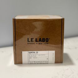 SANTAL 33 LE LABO Brand New Fragrance 