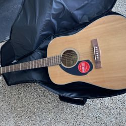 Left-Handed Fender Acoustic Guitar – Brand New w/ Case 