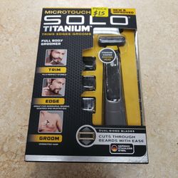 NEW Microtouch Solo Titanium Full Body Groomer