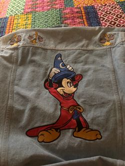 Disney denim Embroidered jacket