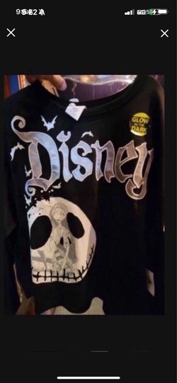Disney Parks Jack Skellington Glow-in-the-Dark Spirit Shirt size 2X New Pick up location in the city of Pico Rivera