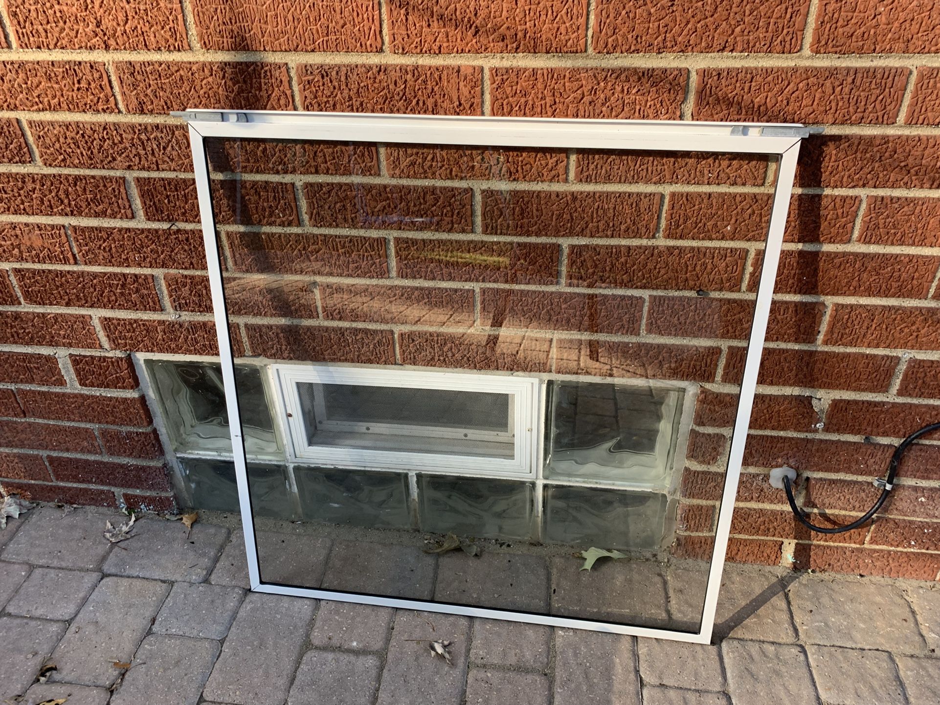 32 Wide Standard Storm Door Glass and Net window Panes for Sale in