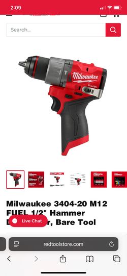 M12 FUEL 12V Lithium-Ion Brushless Cordless 1/2 in.