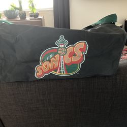 Vintage Seattle Sonics Duffle Bag