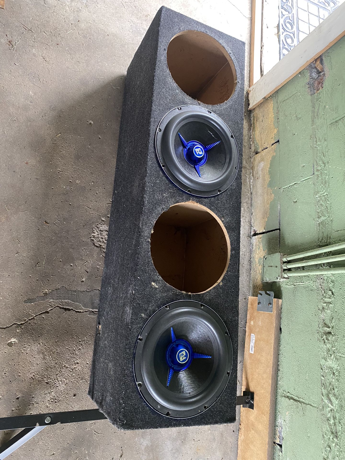 Four -12 Inch Subwoofer Box